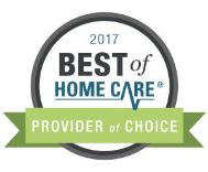 2017 Best of Home Care - Provider of Choice.