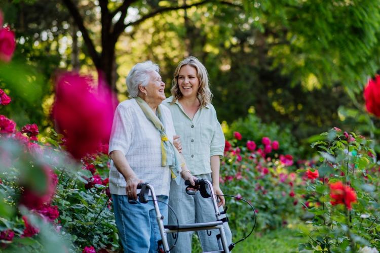 Caring Companions at Home Caregiver Spring Walk